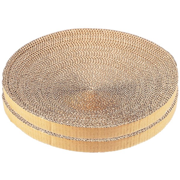 POPETPOP Playset Accessories 2pcs Cat Scratch Pads Round Cat Scratcher