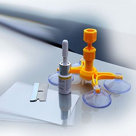 JAAGS Windshield Repair Kit for Big Crack and Broken Star Chip with Clear Directions,Gloves include