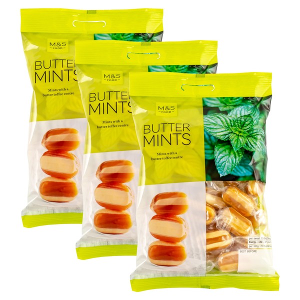 Generic M&S Butter Mints, Traditional Hard Boiled Mint Sweets With