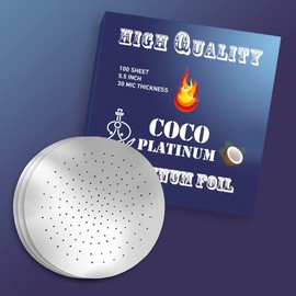PLATINUM Edition of Foil with Holes 3mil Thickness , Aluminum Foils Pre-Punched, Heavy Aluminum Precut Foil 5.5 Inches Wide (100 Foil Sheets)