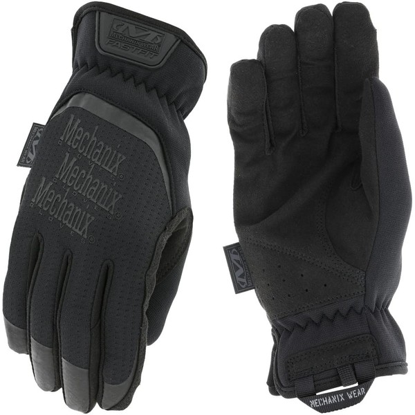 Mechanix Wear: Women’s FastFit Tactical Gloves with Elastic Cuff for Secure Fit, Work Gloves with Flexible Grip for Multi-Purpose Use, Durable Touchscreen Capable Safety Gloves (Black, Medium)