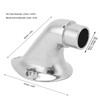 Boat Hand Rail Fitting 2.64 X 1.97 X 2.20in 316