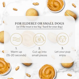 Bonne et Filou Dog Plush Toy Macarons (6 Pack) and Luxury Handmade Gourmet Peanut Butter Dog Macarons Treats (6 Pack)