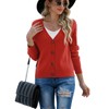 PrinStory Women's Cardigans Button Down Jumpers Long Sleeve Tops Open