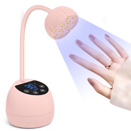 Lermende UV Nail Light, 36 W, 12 pcs, LED Gel Nail Light, For Resin, Curing Light, Compatible with All Gels, Automatic Sensor, 3-Step Timer, For Both Hands and Feets, Japanese Instruction Manual