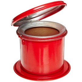 Eagle B-600-D Daub Galvanized Steel Safety Can, 1/2 Quart Capacity, Red