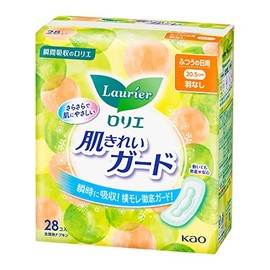 Laurier Skin Clean Guard, Day Use, No Feathers, 28 Pieces