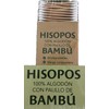 Hisopos Cotonetes de bambu con algodon 500 piezas.