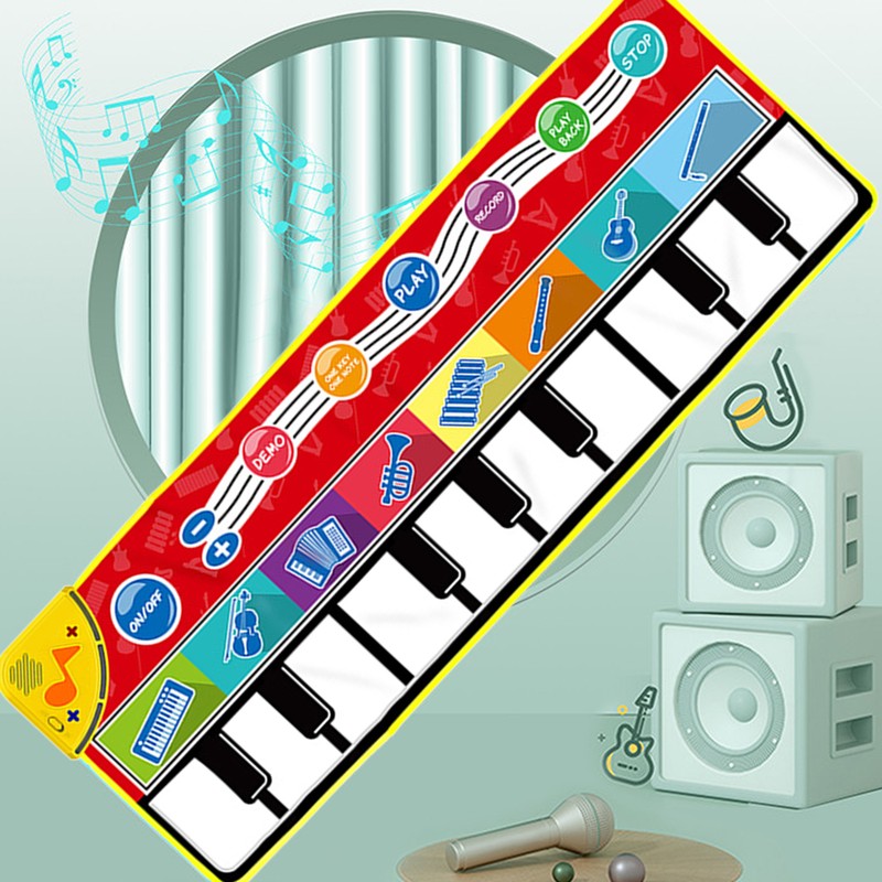 Baby Musical Mat Soft Anti Slip Multifunctional Musical Piano Keyboard