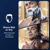 GDKLXL Rechargeable Electric Razor for Men: IPX6 Waterproof Shaver -
