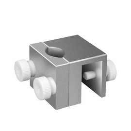 DONGKER Aquarium Water Pipe Holder, 1 Piece Aquarium Hose Holder Mounting Clamp Aluminium Alloy with Mounting Screws for Aquarium Inlet and Outlet Pipes