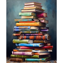 YALKIN Paint by Numbers Adults, Paint by Numbers, DIY Book with Brushes and Acrylic Paints, Hand Painted Oil Painting Canvas for Home Decor, Without Frame (40 x 50 cm)