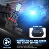 AQJ 9005 9006 LED Headlights Kit Combo Bulbs 8500K High