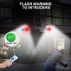 Gebosun 100W 12000LM Solar Flood Light Outdoor with Separate Panel,