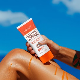 GROEI Tanning Intensifier Gel SPF 30 – Broad-Spectrum Sunscreen Gel with Fast-Absorbing Formula, Hydrating Bronzing Complex, for Beach, Pool & Outdoor Sports – 3.12 oz