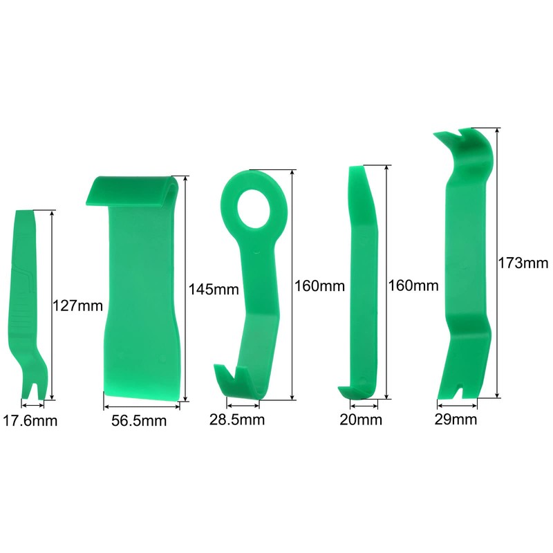 sourcing map Trim Removal Tool Kit,Internal Modification Fastener Accessories for