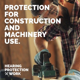 Crescendo Work | Hearing Protection | Special MESH® Filters | 24dB Noise Reduction | Certified Personal Protection Equipment (PPE) for Noisy Work Environments