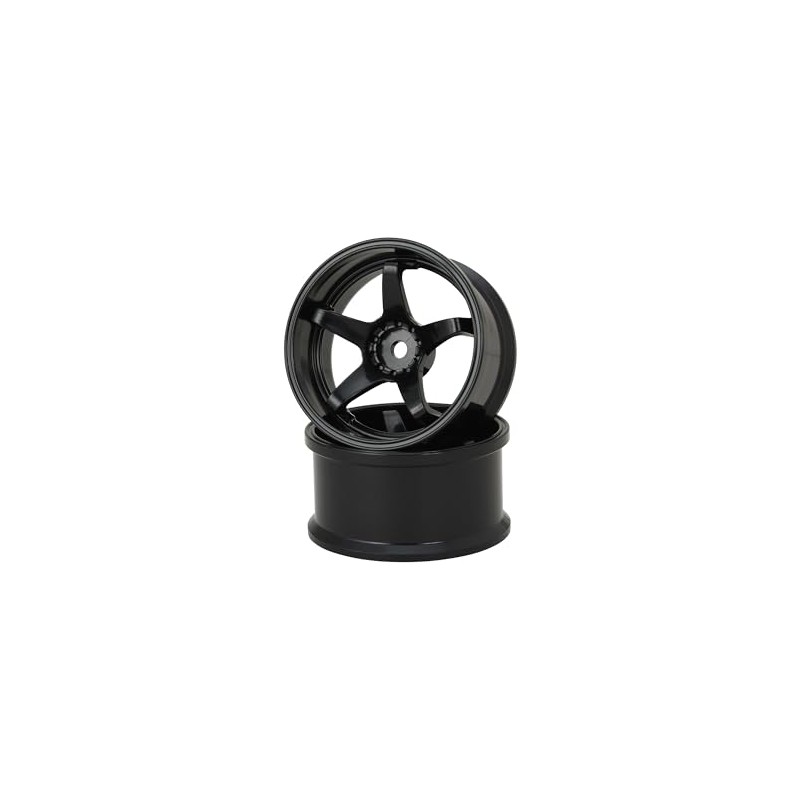 G-Force GD038 N-Type Drift Wheel, +6, Black R/C Car Wheel