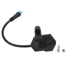 Pilipane On Off Push but ton Switch for Electric Bikes, Handlebar Switch forP850C Electric Bikes Speed Displays Panel Controller, Bikes Conversion 4 PIN Switch but ton Controller