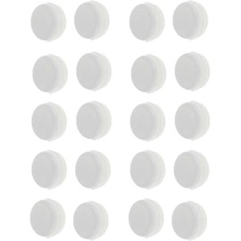 20 Pcs White Rattle Box Noise Maker Insert Squeaker Plastic Ring Box Repair Fix Baby Rattle Accessories Rattles Rings (15mm)