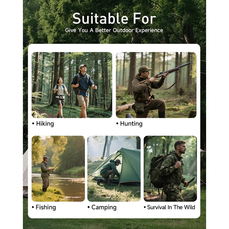 Campfire Tripod,Portable Triangle Grill Camping Tripod for Cooking Fire Pit