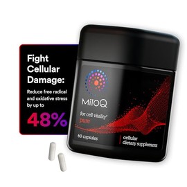MitoQ Antioxidant Supplement - Advanced CoQ10 Ubiquinol Healthy Organ and Energy Support 1 month 60 Capsules by MitoQ