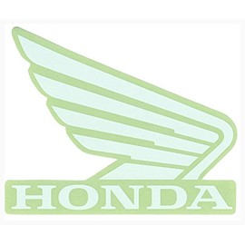 Toyo Mark HONDA Motorcycle Emblem Sticker White 78x64(mm) R-342
