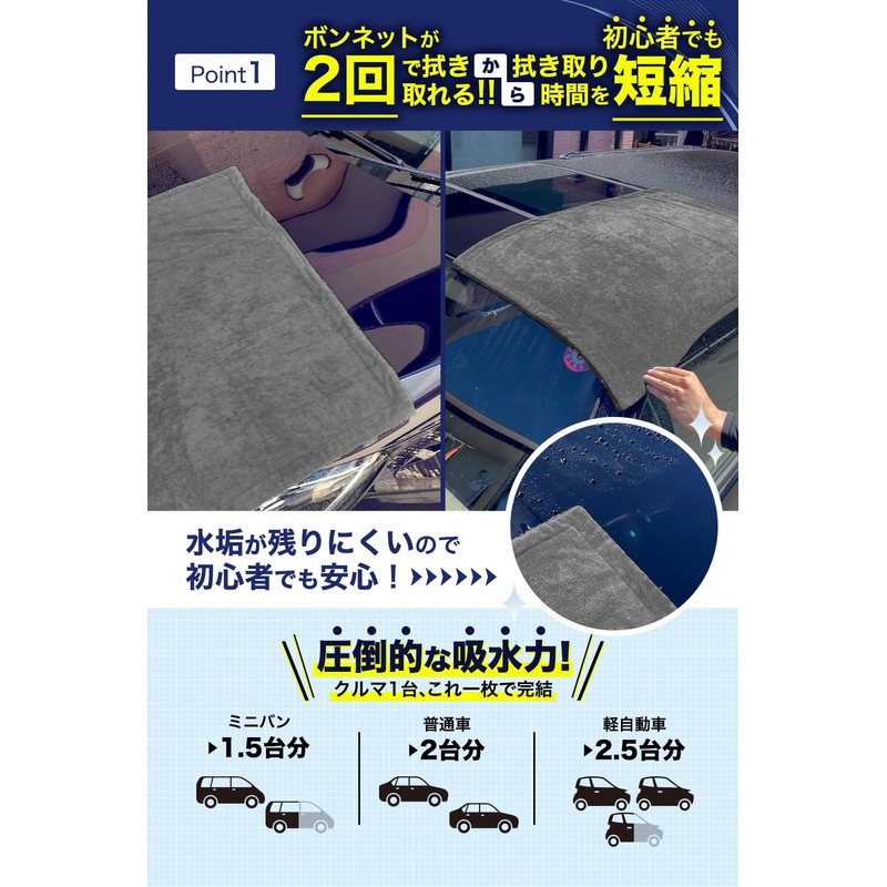 AURAX Car Wash Towel, Medium Format