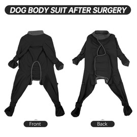 Hjyokuso Dog Bodysuit After Op, Surgical Body Dog Castration for Male , Dog Bodysuit with Legs, Wound Protection Suits for Dogs, Prevents Licking and Biting, Breathable and Comfortable, Replaces