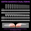Salon-Perfect Sandwich Nail Forms at Home: Gelike EC Sandwich Dual