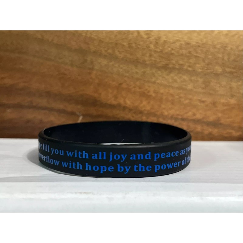 Faith Bible Verse Wristbands For Religion Religious Scripture Romans 15:13