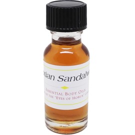TCEShop Sandalwood: Egyptian Scented Body Oil Fragrance [Regular Cap - Brown - 1/2 oz.] - ID#17761