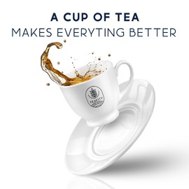 Organic English Breakfast Tea Pods for Keurig - Naturally Caffeinated Unsweetened Black Tea Pods by Teavity (36 Tea Pods)