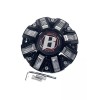 Ballistic Off-Road Gloss Black Chrome Wheel Center Cap CAP OR-D2