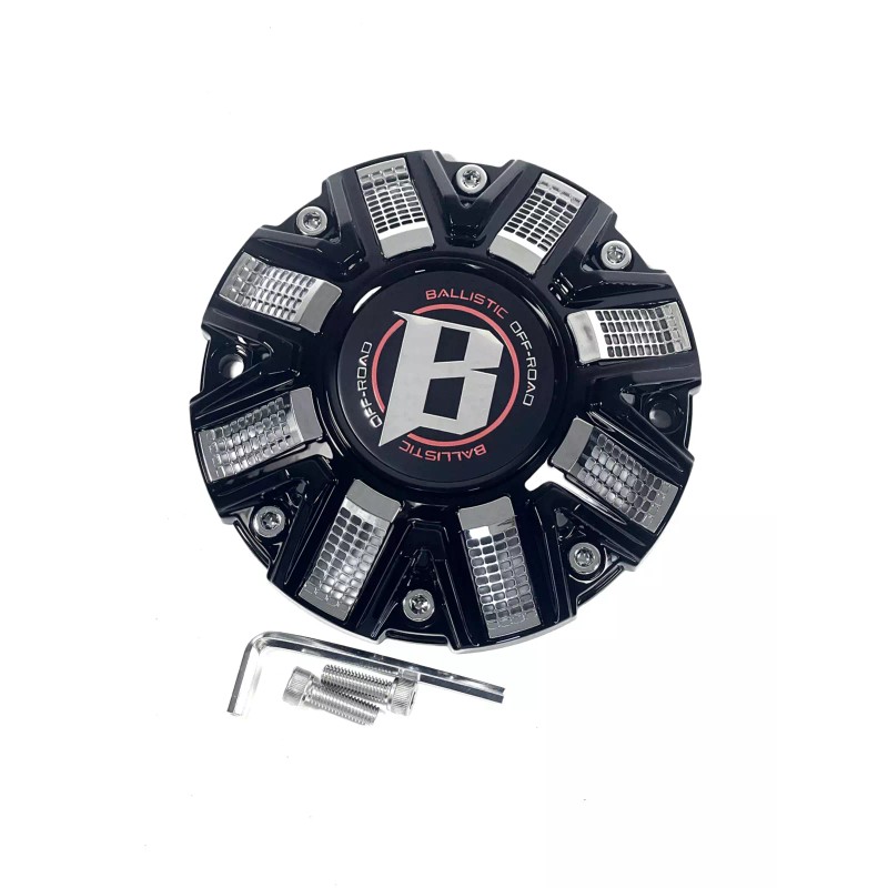 Ballistic Off-Road Gloss Black Chrome Wheel Center Cap CAP OR-D2