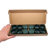 SKIR'CO RAL 6005 Fence Post Caps Round 45 mm Green
