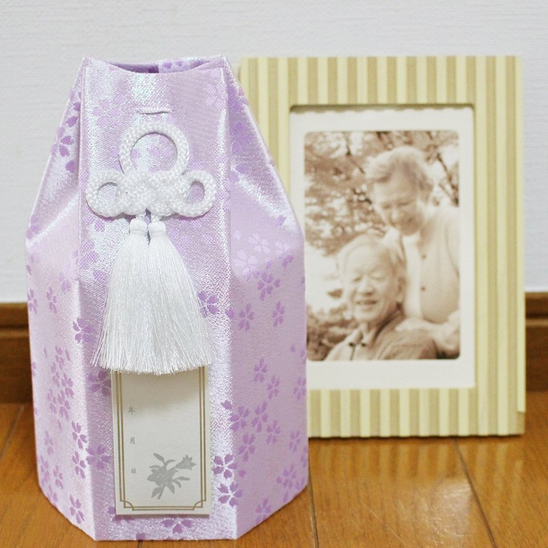 Hand 供養 Covers Bag Only Cremation Urn 3 Dimension 金糸