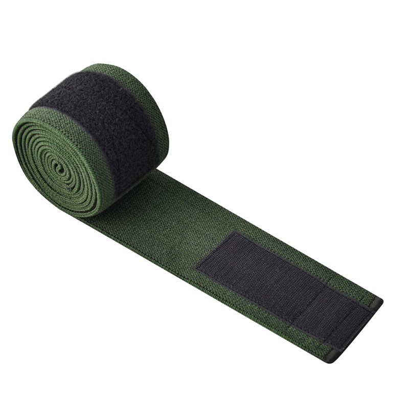 AQF Knee Wraps Weight Lifting Bandage Heavy Duty Elasticated Support