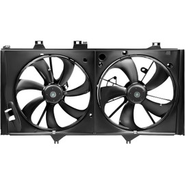 PartsFlow Radiator Dual Cooling Fan Assembly for 2012-2017 Toyota for Camry 620-592,163630H010, TO3115169