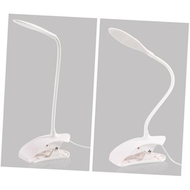 Operitacx Clip LED Desk Lamp Creative Eye Caring Reading Light for Bedroom Living Room Flexible Gooseneck Table Lamp for Bedside Use Compact Design