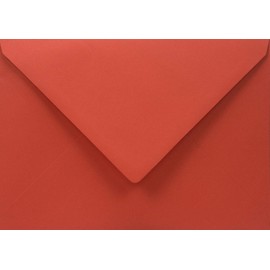 Netuno 25 Recycled Envelopes Red DIN C5 162 x 229 mm 140 g Woodstock Rosso Red Envelopes Large Colourful Envelopes Coloured Natural Paper Invitation Envelopes Wedding Christmas Birthday