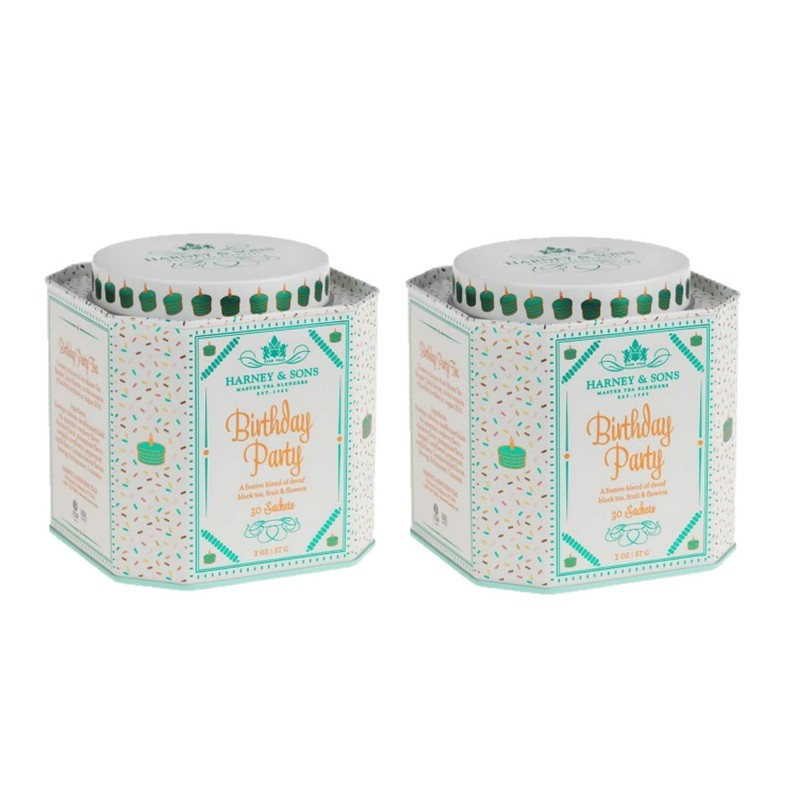 Harney and Son's Decaf Black Tea Birthday Party Two Pack
