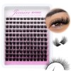 JIMIRE Cluster Lashes Wispy Thick Mink Eyelash Clusters 10-16MM Fluffy