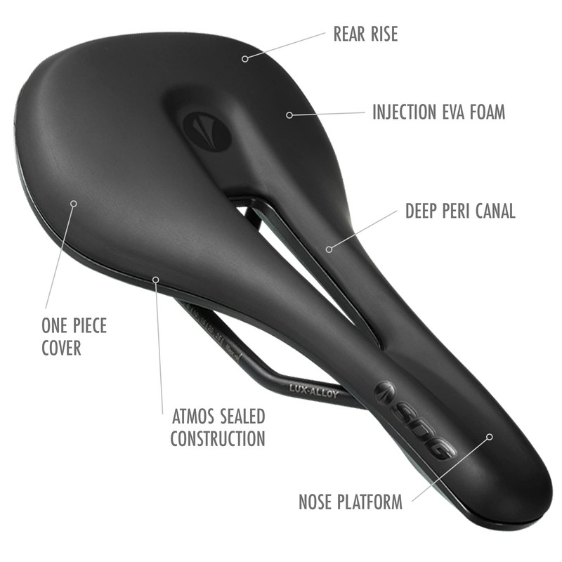 BEL AIR 3.0 OVERLAND LUX-ALLOY RAIL SADDLE Black Microfibre Top/Black