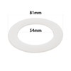 2-Pack Silicone Toilet Tank Flush Valve Seal Gasket, Compatible with