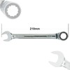 Seshin Buffalo 16mm Ratchet Spanner Steel Fixed Head Gear Wrench