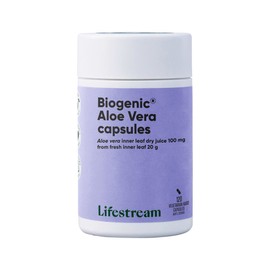 Lifestream Biogenic Aloe Vera Capsules 120 Vege Capsules