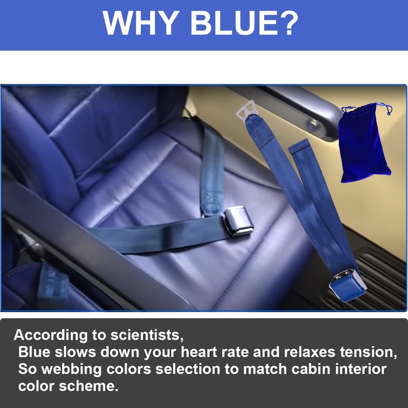 Idpoo Airplane Belt Extender for Southwest Airlines Older Plane 737-700