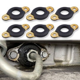 Set of 6 Fuel Injector Line Seals Fit for Detroit Diesel DD13 DD15 Engines, Replace A4720780480 A4720780180