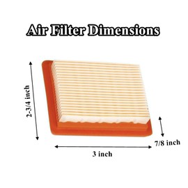 Kvjicdo 4180 141 0300 Air Fi-lter Fit for Sthil FS89 FS91 FS111 FS131R FS311T FC96 HT102 HT132 BT131 KM91R KM131 String Trimmer Brushcutters (2 Pack)